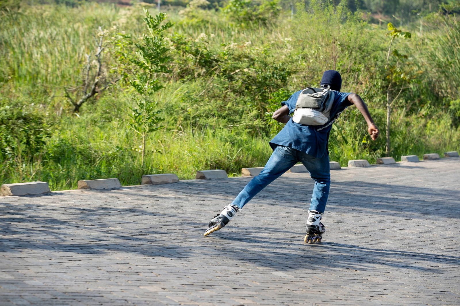 Cycling and skating path at Nyandungu Eco-Park